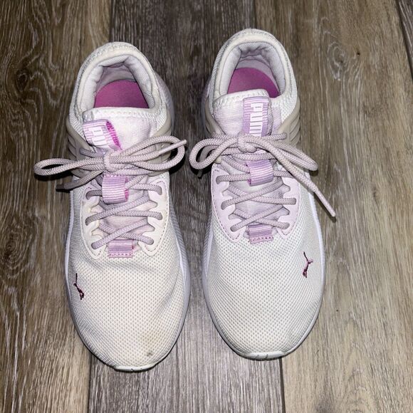 Puma Womens US Size 6 Pacer Future White Purple 383200-01 Sneaker Shoes - Picture 5 of 12